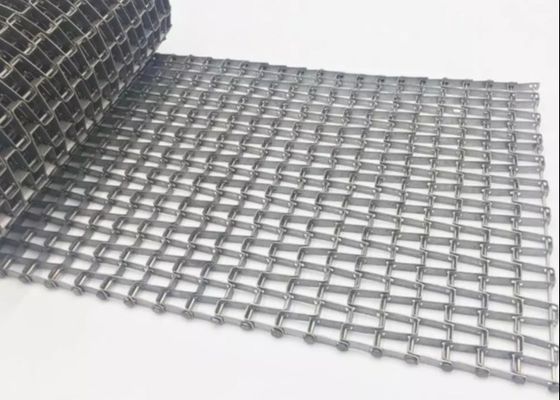 Pan que cuece el alambre de acero inoxidable Mesh Belt del transportador del panal