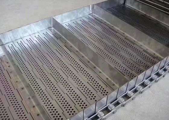 304 /316 / ayuda de la banda transportadora de la malla de la cadena del acero inoxidable 316L modificada para requisitos particulares