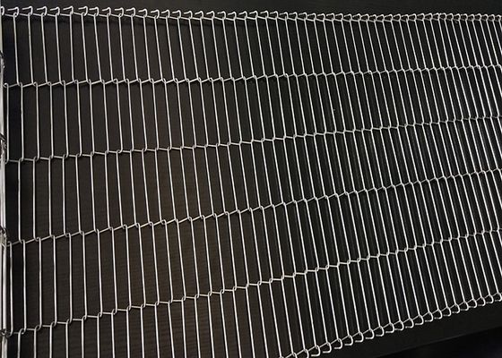 resistencia de la temperatura da alta temperatura y baja de la banda transportadora de la flexión plana 316L