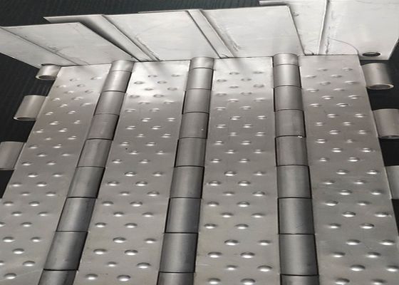 Banda transportadora de placa SS201 del horno 0.8m m de la transformación de los alimentos