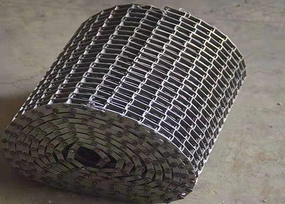 Alambre plano de acero Mesh Belt de carbono de la larga vida de Transportaion de la carga pesada