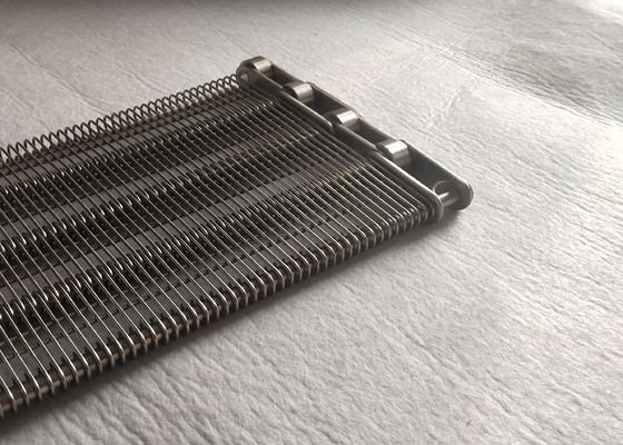 Espiral Mesh Belt de la carga pesada del transportador 76.2m m