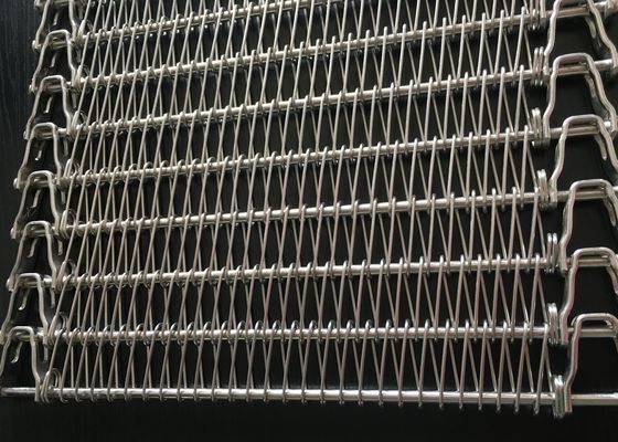 Secando a Oven Ss 201 Mesh Belt 304 1.2m m espiral
