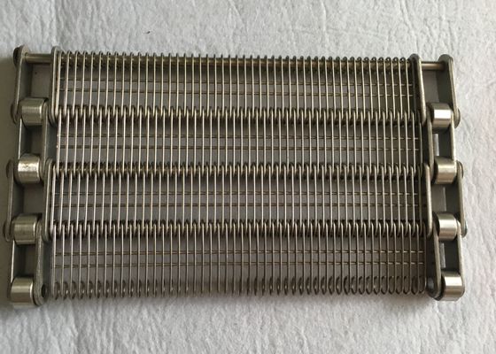 Espiral de acero inoxidable congelado rápidamente verduras Mesh Belt de la máquina