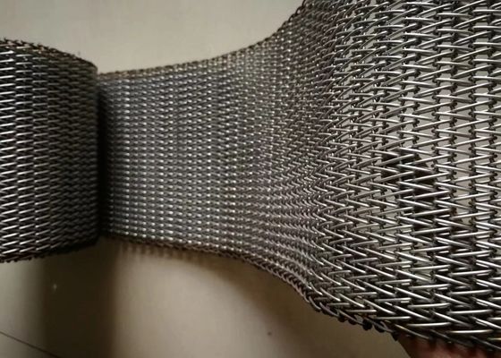 Buen paño Oven Balanced Weave Conveyor Belts de la tela del metal de la permeabilidad del aire