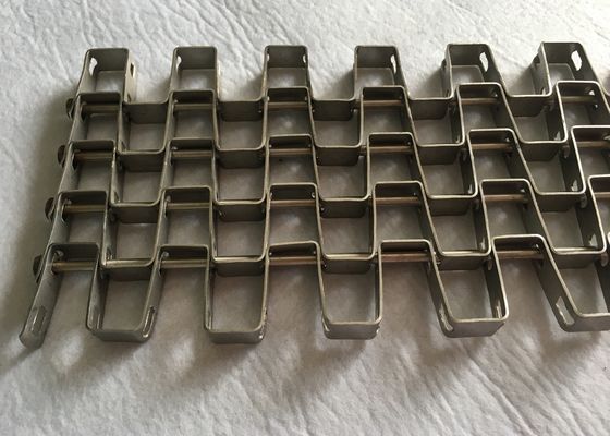 Alambre plano inoxidable Mesh Belt del acero 100m m del moho 304 antis