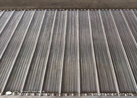 Banda transportadora espiral de Oven Welded Edge 316L 1.2m m de la pizza