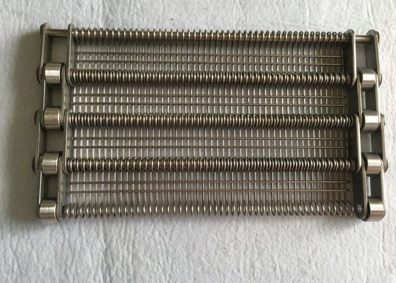 Verduras que blanquean el espiral Mesh Belt del horno SUS316L