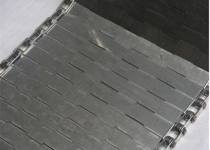 Banda transportadora resistente de acero inoxidable de placa para la esterilización y el relleno de la comida