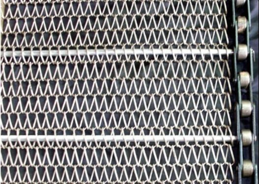 304 frutas espirales de acero inoxidables del claro de Mesh Belt For Filtering And