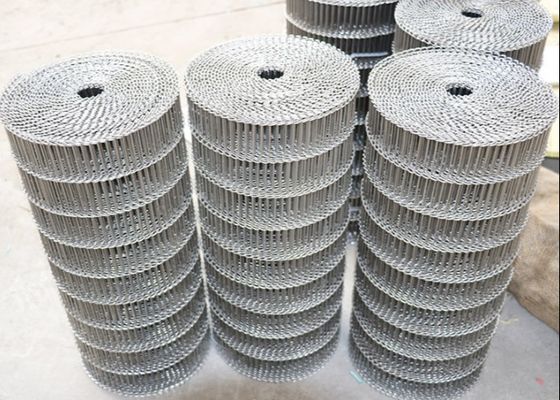 Caramelo que fabrica el plano de acero inoxidable Flex Conveyor Belt