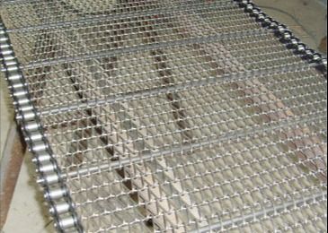 Banda transportadora de acero inoxidable del panal/alambre plano Mesh Belt