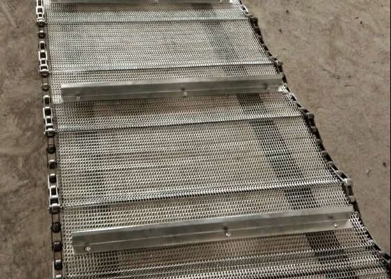 Maíz de la categoría alimenticia que limpia la cadena Mesh Conveyor Belt de 316l SS