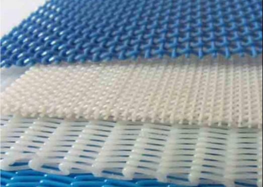 Poliéster blanco Mesh Conveyor Belt de la armadura llana del monofilamento del color