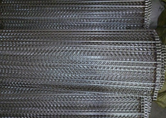 Corrosión anti de enfriamiento Mesh Conveyor Belt Stainless Steel del alambre de cadena de 321