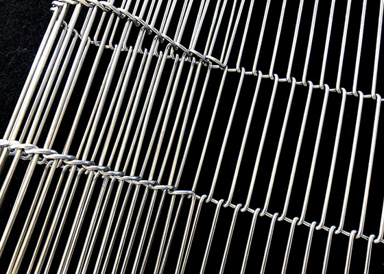 El freír inoxidable de Mesh Conveyor Belt Baking And de la cadena 316 de la escalera del metal