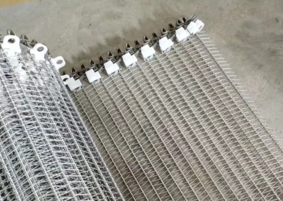 la anchura Sus316 Ss de los 30cm ata con alambre a Mesh Belt Pastry Freezing