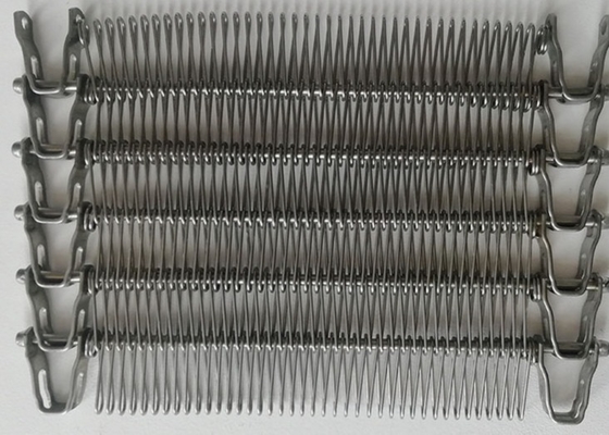 Echada espiral Sus304 de la correa 19.05m m de la industria de la elaboración de la carne