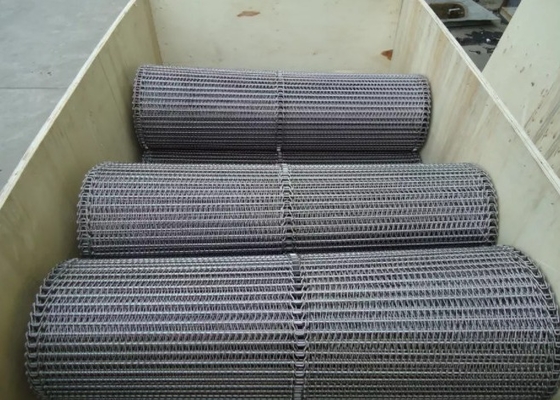 Nueces espirales de la rejilla Ss304 Mesh Conveyor Belt For Dry que asan la máquina
