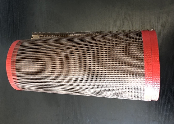 Banda transportadora cubierta PTFE química de la fibra de vidrio de la corrosión para la impresora ultravioleta