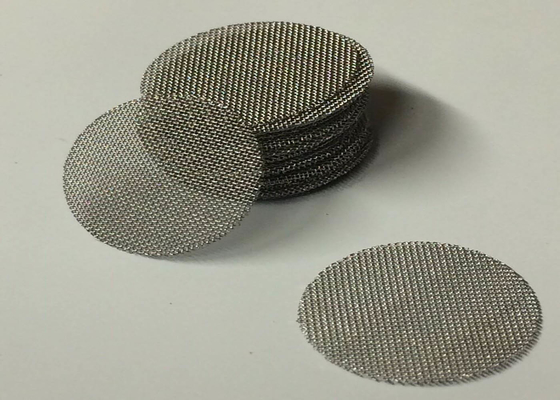 Ronda alambre Mesh Filter Disc Multiple Shapes de 10 micrones para el filtro