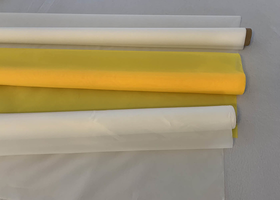 Pantalla de seda llana Mesh Roll Polyester Monofilament de la armadura 55t