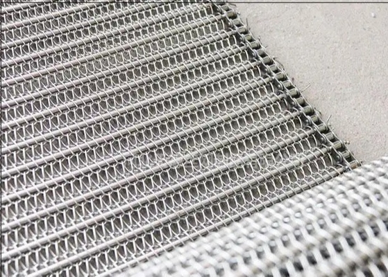 Anchura de enfriamiento Sus304 de Mesh Conveyor Belt el 1.3m de la cadena de la comida