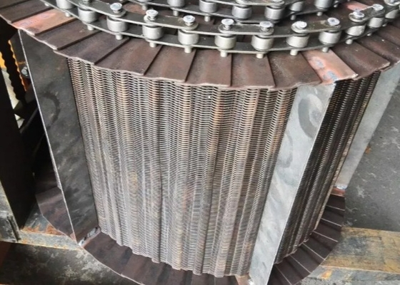 Industria de acero inoxidable de los productos de Mesh Conveyor Belt For Glass de la cadena del SGS 314