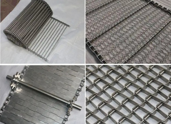 Cargo de Mesh Conveyor Belt For Screening del acero inoxidable del alambre plano 317