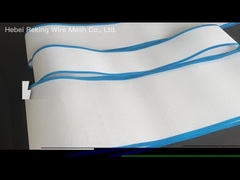 cinturón de malla de agujero cuadrado de poliéster de tejido plano