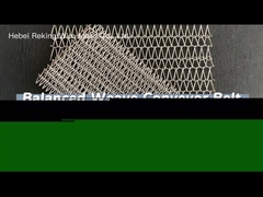 Cinturón de malla en espiral de tejido equilibrado